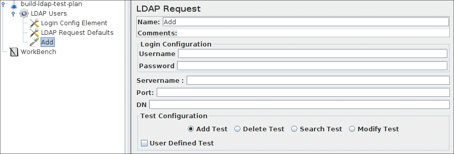 
                  Figura 8a.4.1 Solicitud de LDAP para prueba de adición incorporada