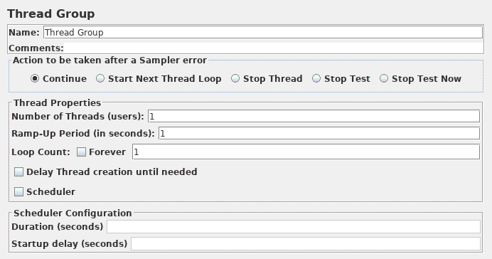 Captura de pantalla para Panel de control de Thread Group