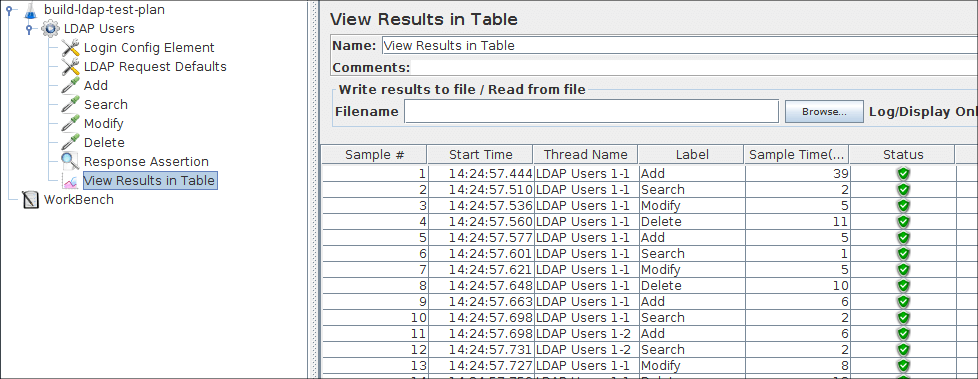 
  Figura 8a.6 Ver resultados en Table Listener